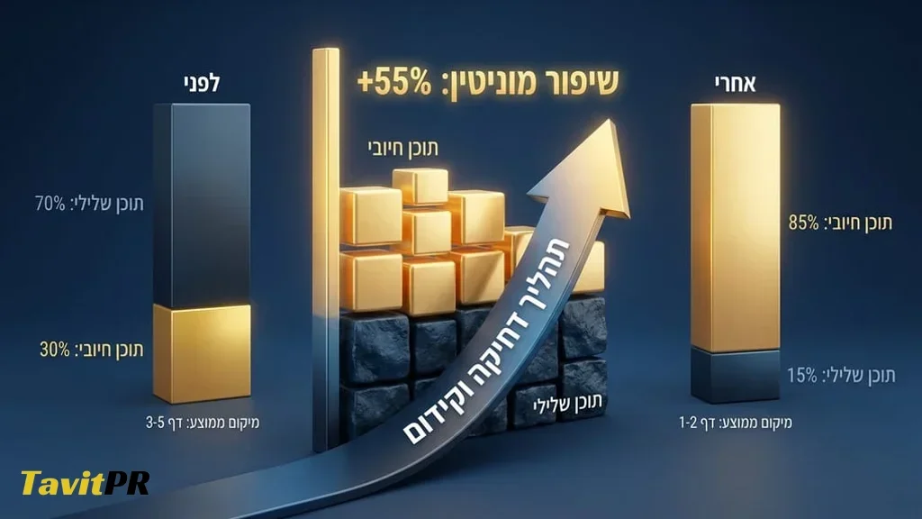 דחיקת תוצאות חיפוש שליליות