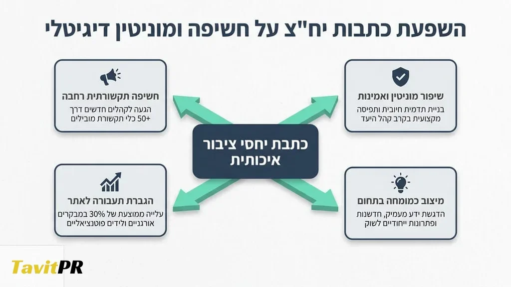 כתבת יחסי ציבור באתר חדשות